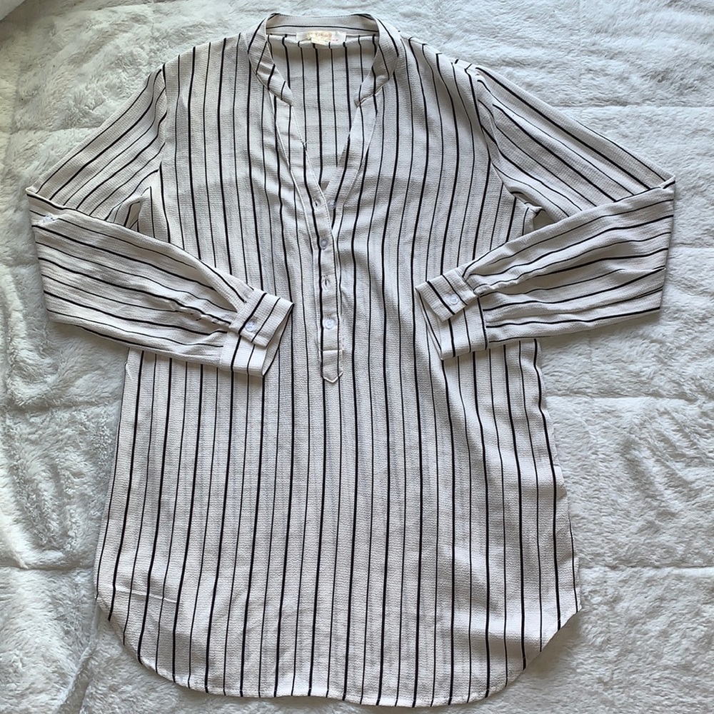 La Vie 89 Striped Blouse Dress